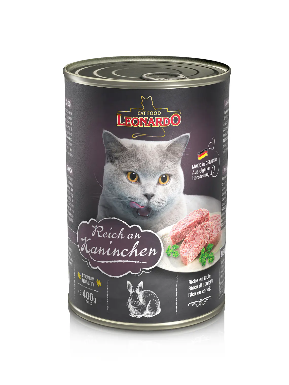 LEONARDO LATAS QUALITY SELECCION CONEJO 400 GR 1