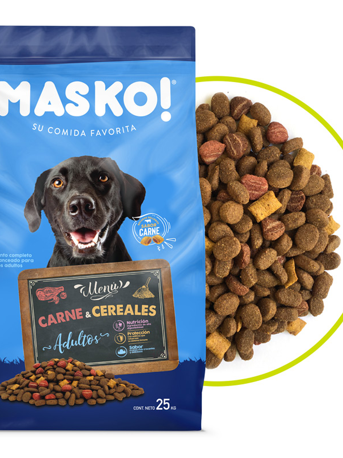 Masko Alimento Perro Adulto Carne 25 Kg 2