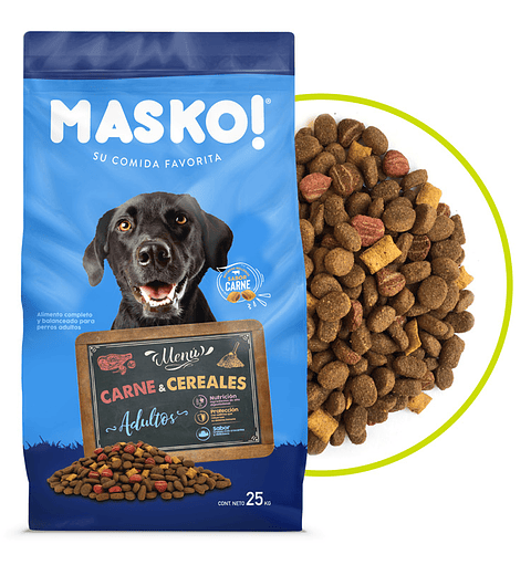Masko Alimento Perro Adulto Carne 25 Kg
