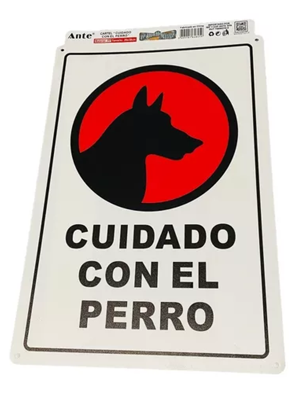 LETRERO CUIDADO CON EL PERRO 20×30  1
