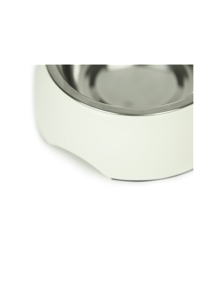 BRNX PLATO MELAMINA + INOX BLANCO M 2