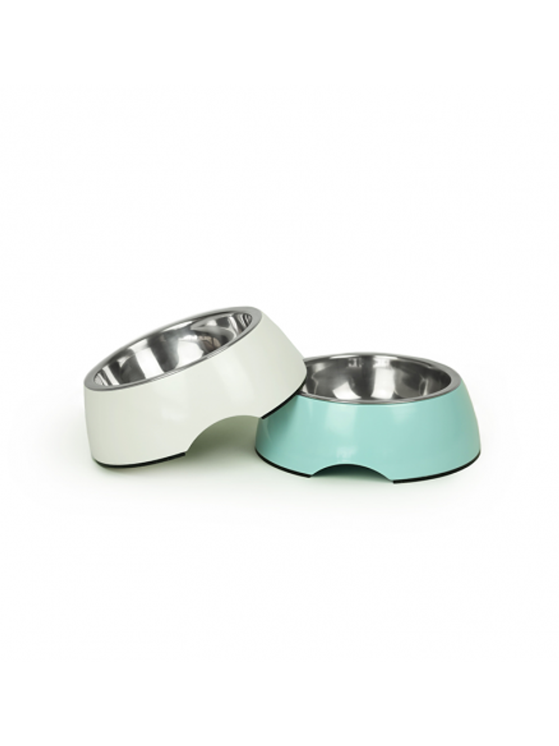 BRNX PLATO MELAMINA + INOX BLANCO M 1