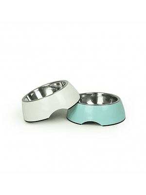 BRNX PLATO MELAMINA + INOX BLANCO M