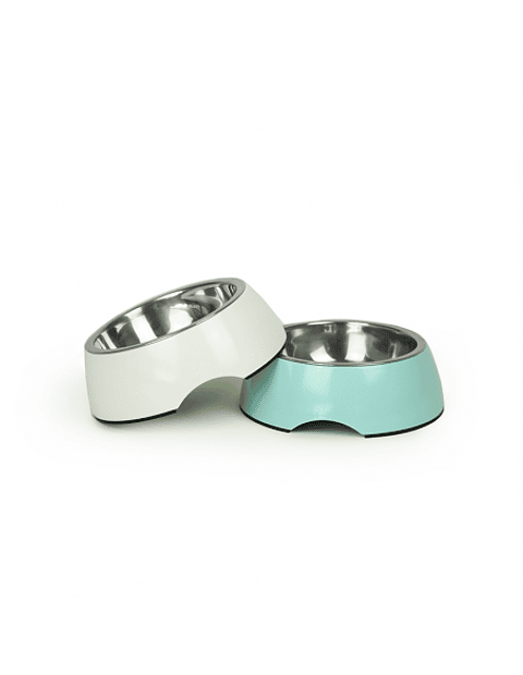 BRNX PLATO MELAMINA + INOX BLANCO M