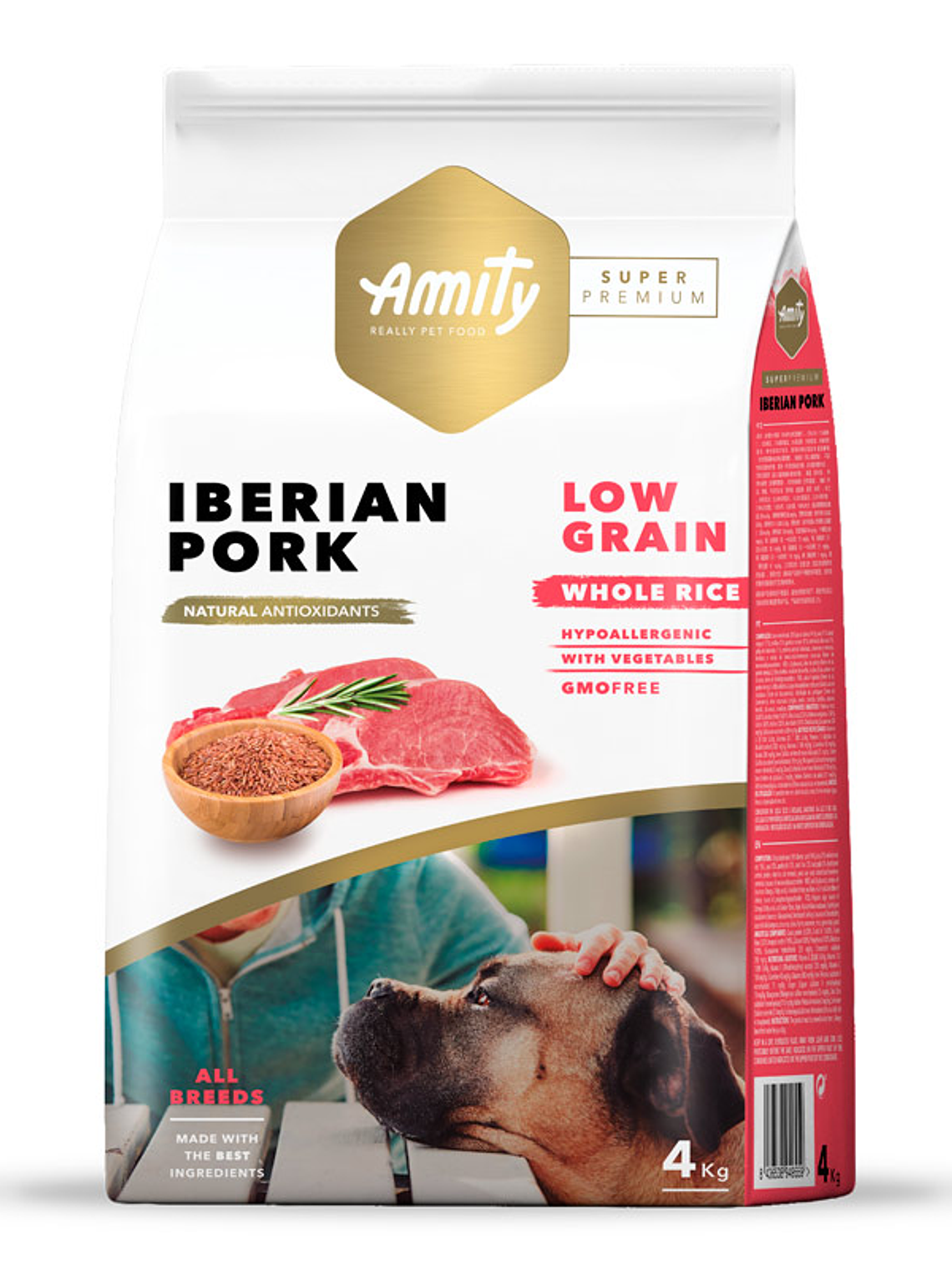 AMITY PERRO ADULTO BAJO EN GRANOS  CERDO IBERICO 4KG 1