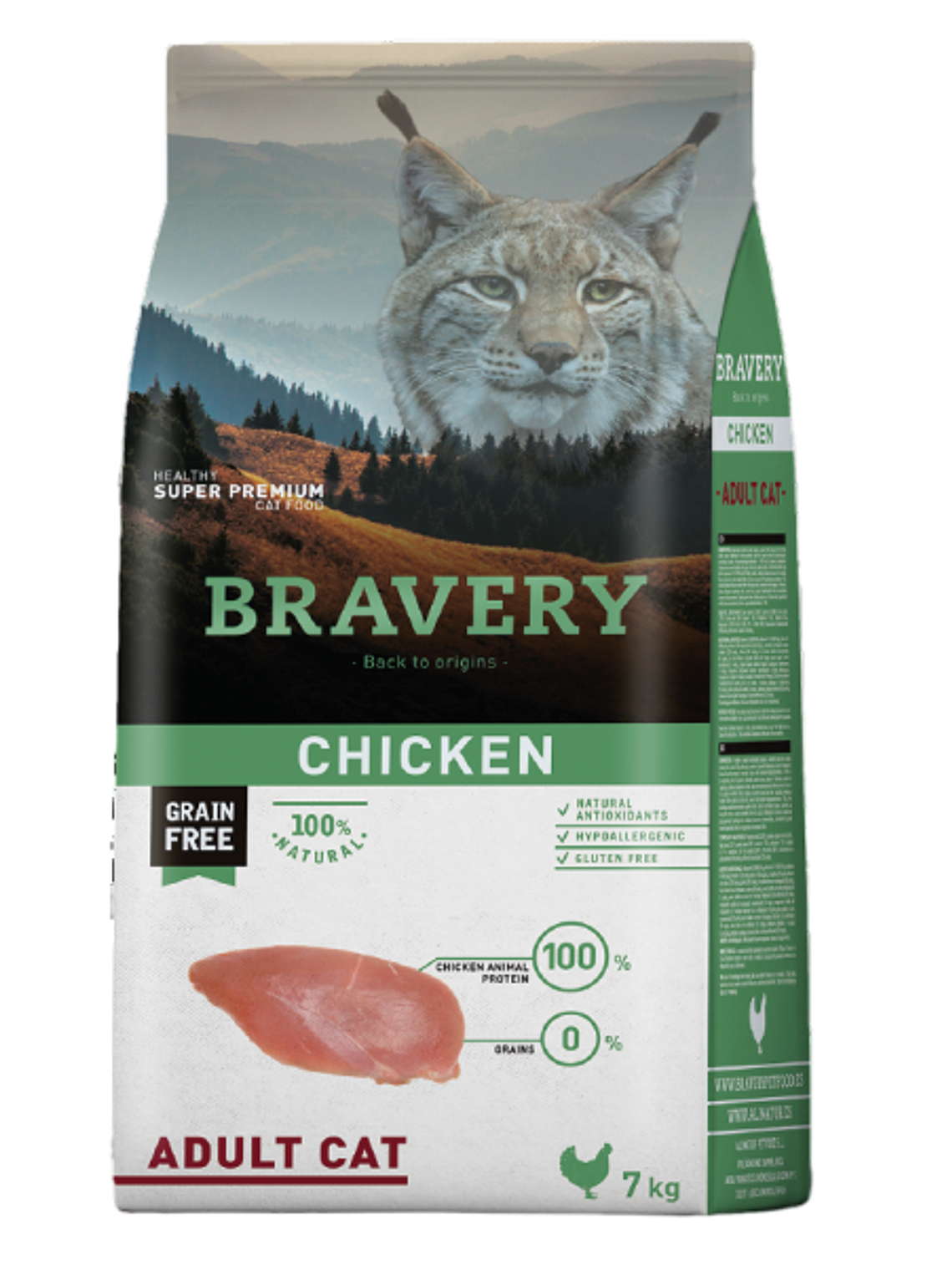 Bravery Gato Pollo 7 Kg 1
