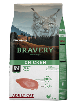 Bravery Gato Pollo 7 Kg