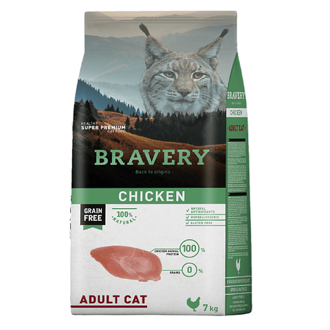Bravery Gato Pollo 7 Kg