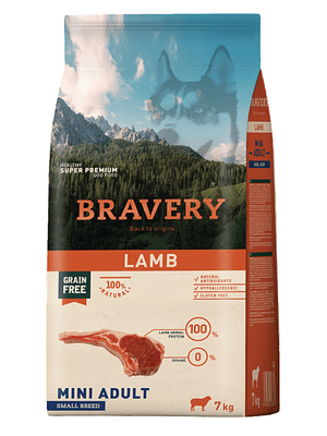 Bravery Perro Cordero 7 Kg