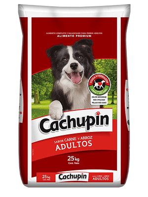 CACHUPIN PERRO PREMIUM CARNE/ARROZ 25 KG 