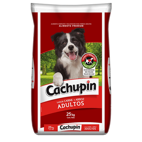 CACHUPIN PERRO PREMIUM CARNE/ARROZ 25 KG 