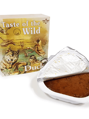TASTE OF THE WILD PERRO HUMEDO PATO Y POLLO 390GRS