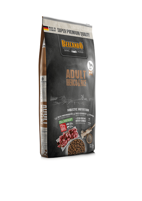 BELCANDO IBERICO Y RICE 12,5 KG