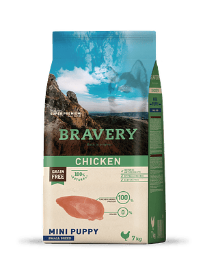 Bravery Perro Cachorro Pollo 7 Kg
