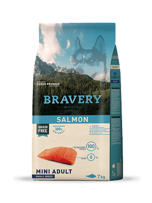 BRAVERY PERRO ADULTO RAZA PEQUEÑA SALMON 7K