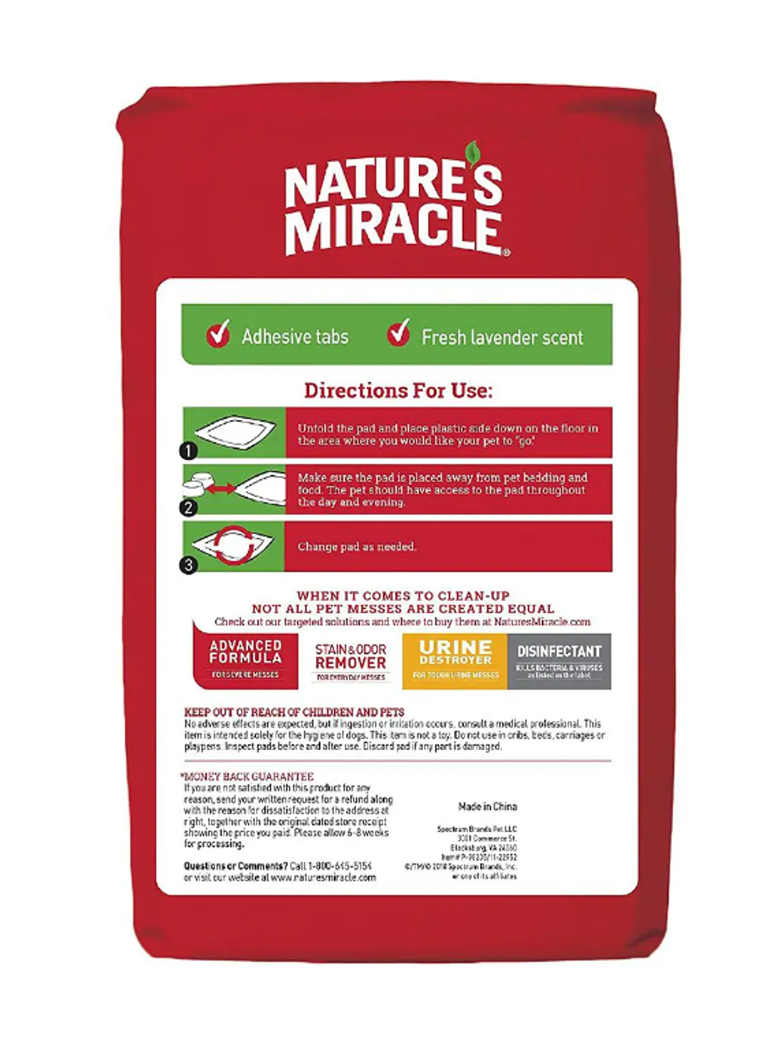 SABANILLA NATURES MIRACLE ADV. TRAINING CORBON 25UND 2