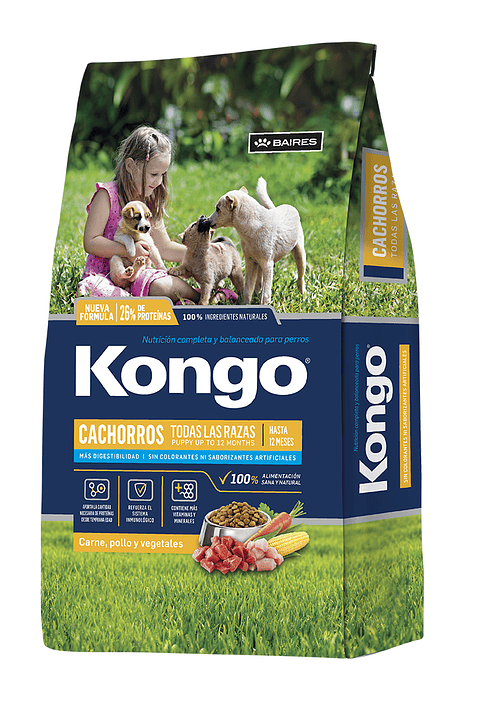 Kongo - Alimento Cachorros Todas las Razas 15 kg