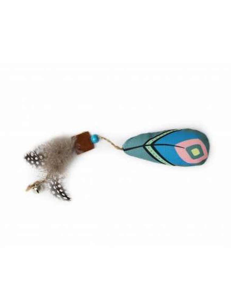 BRNX CAT MAXI TOY PLUMA BOHO CELESTE 4