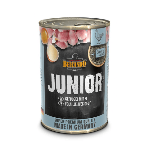 BELCANDO LATAS JUNIOR AVE Y HUEVO 400 GR