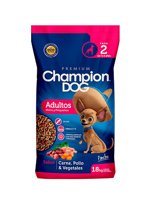 Champion Adulto Raza Pequeña 18 Kg