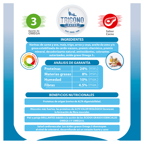TRIGONO GATO ADULTO 10 KG