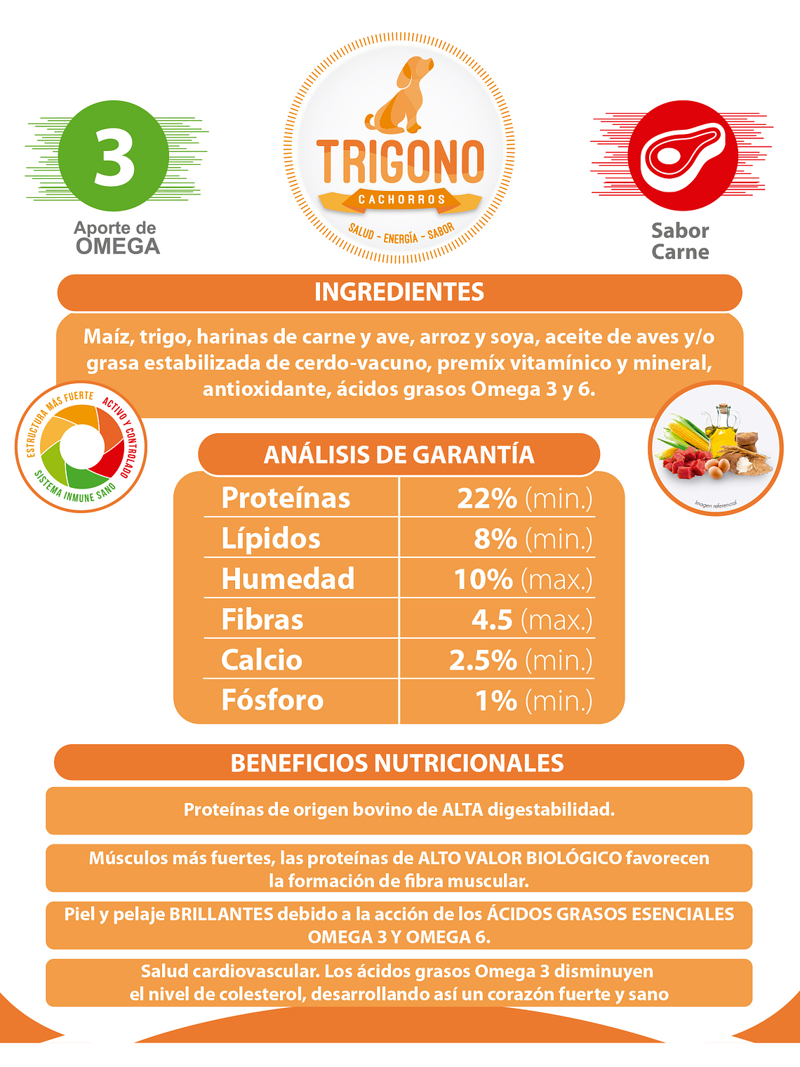 TRIGONO PERRO CACHORRO 10 KG 2