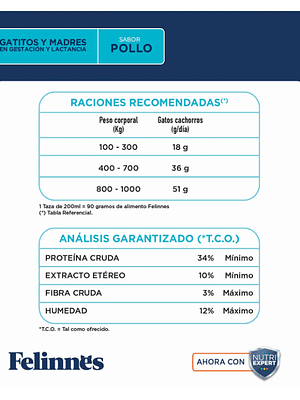 ALIMENTO FELINNES GATITOS MADRE EN GESTACION 8KG