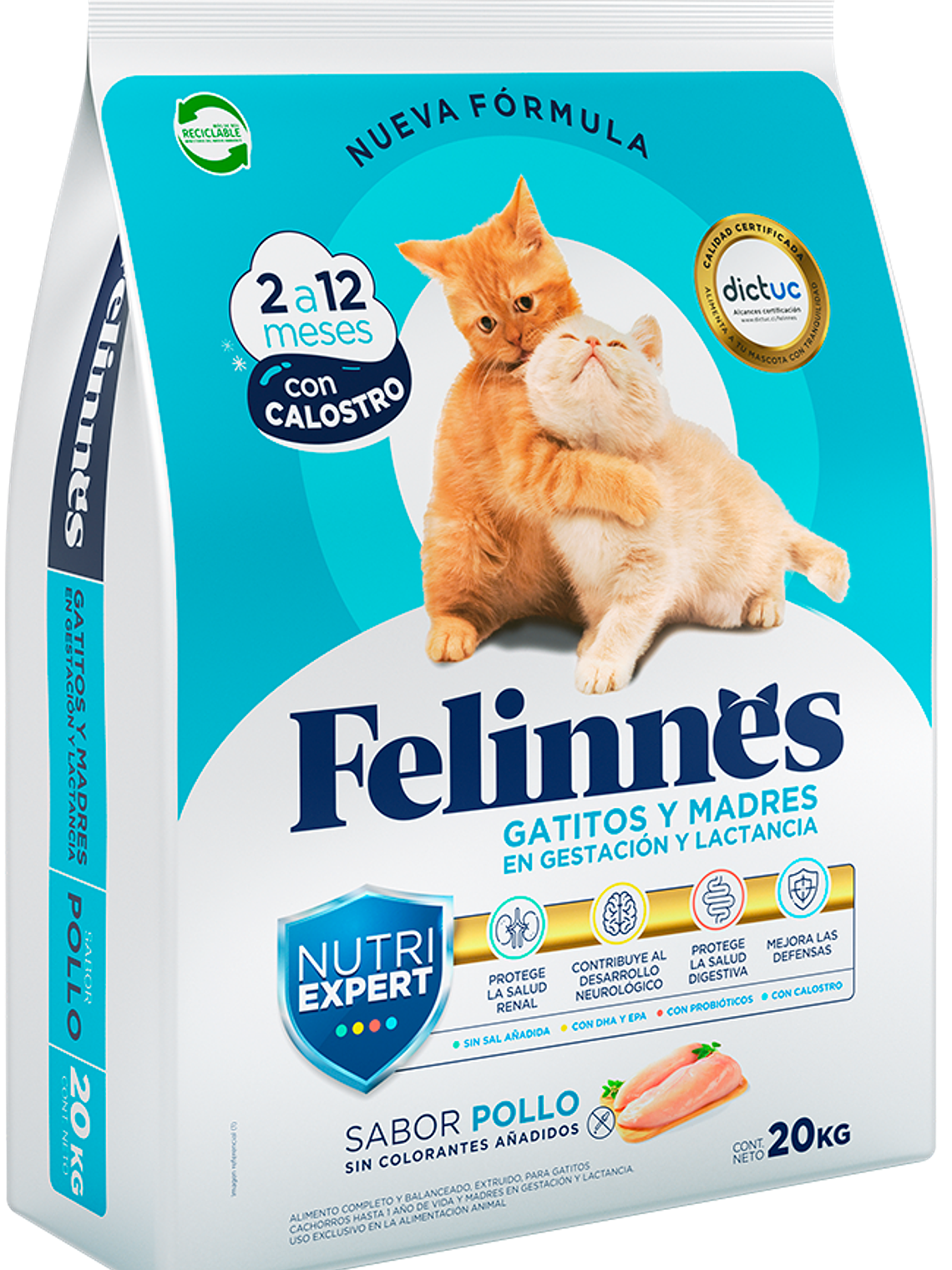 ALIMENTO FELINNES GATITOS MADRE EN GESTACION 8KG 1