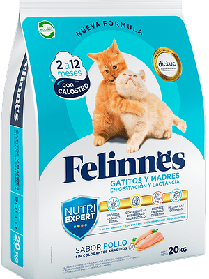 ALIMENTO FELINNES GATITOS MADRE EN GESTACION 8KG