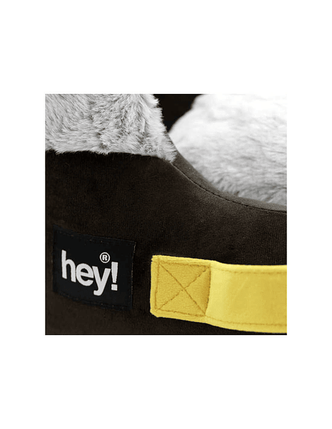 HEY! CAMA CAFE CON CHIPORRO PARA MASCOTA (COJIN REVERSIBLE) 54X40 CM