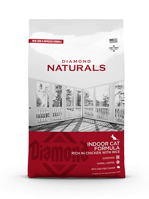 DIAMOND NATURALS INDOOR ADULTO GATO 7,5 KG