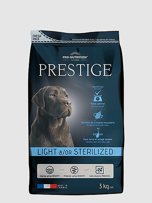 PRO NUTRITION PRESTIGE PERRO LIGHT/STERILIZADO 15 KG
