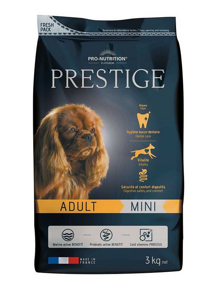 PRO NUTRITION PRESTIGE ADULTO MINI 3KG 1