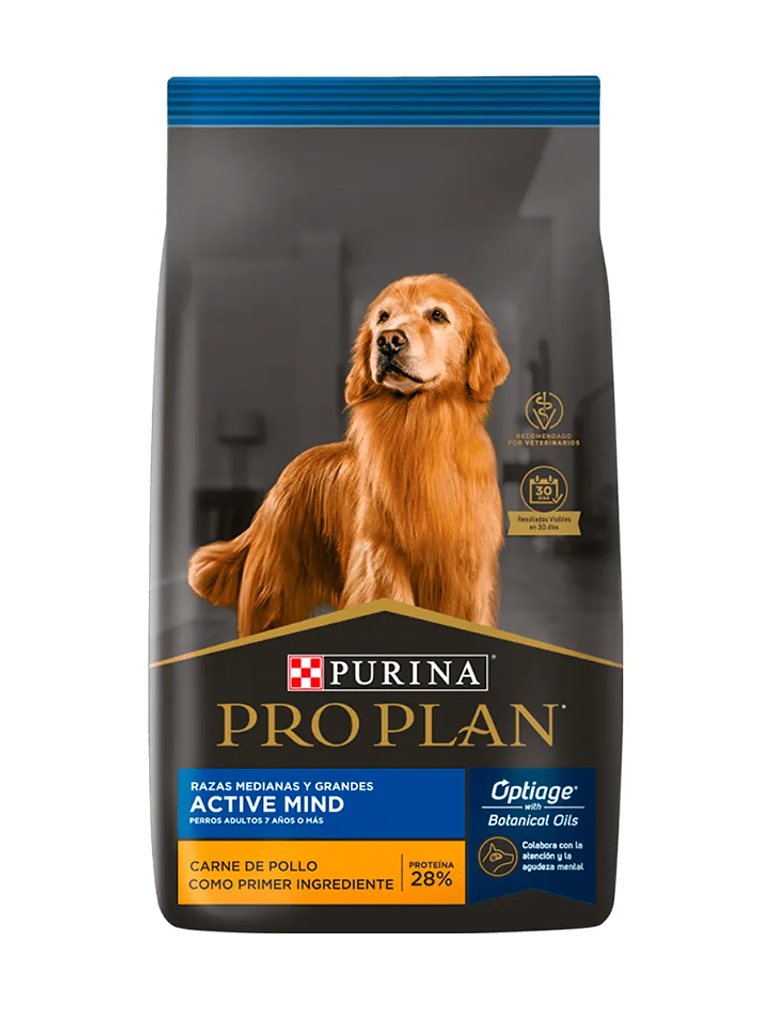 PROPLAN ACTIVE MIND OPTIGE RAZA MEDIANA/GRANDE 15 KG 1