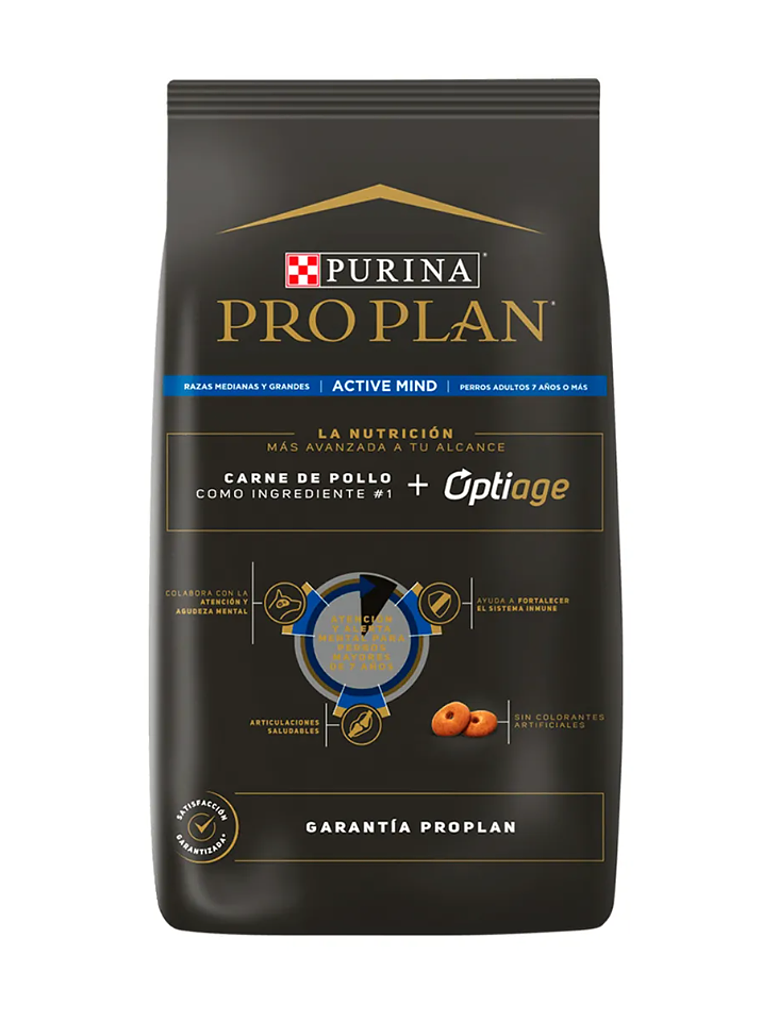 PROPLAN ACTIVE MIND OPTIGE RAZA MEDIANA/GRANDE 15 KG 3