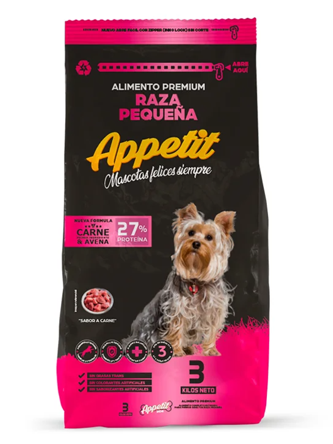 APPETIT ADULTO RAZA PEQUEÑA 3KG 1