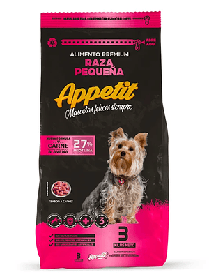 APPETIT ADULTO RAZA PEQUEÑA 3KG