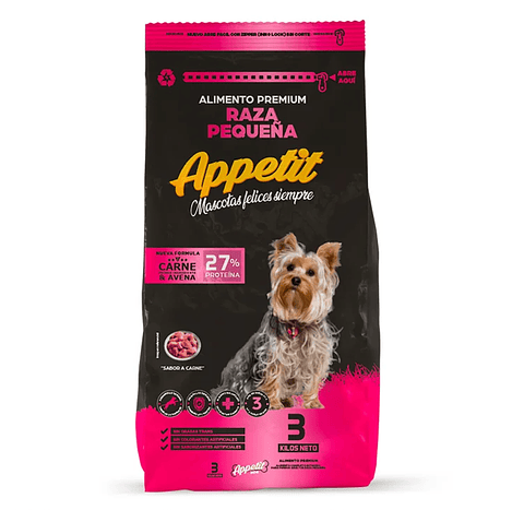 APPETIT ADULTO RAZA PEQUEÑA 3KG