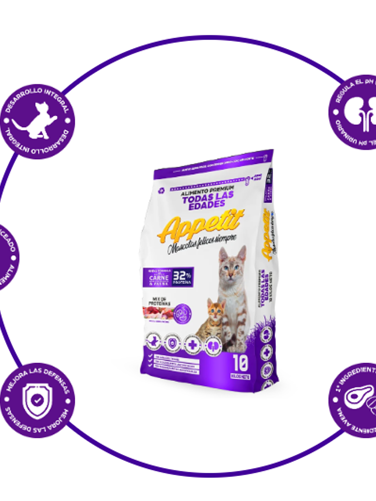 Appetit gato adulto/gatitos 3Kg 3