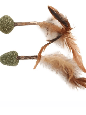 JUGUETE DE BOLA ,CATNIP DE PLUMA  AYUDA EN LIMPIEZA DE MOLARES.