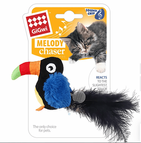 JUGUETE CON SONIDO GIGWI TUCAN MELODY CHASER  