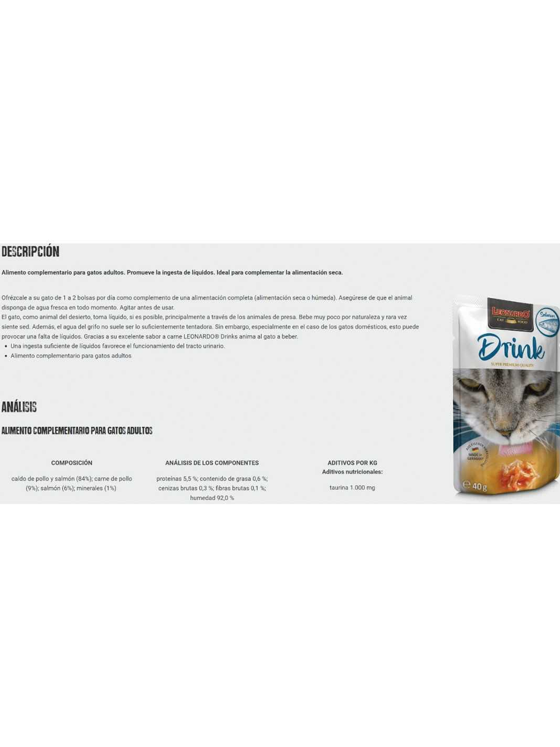 Leonardo Sopa Drink Salmon 40Grs  4