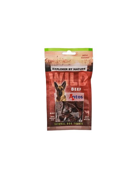 ANTOS WILD BEEF SACHET 80 GR CARNE DE RES 