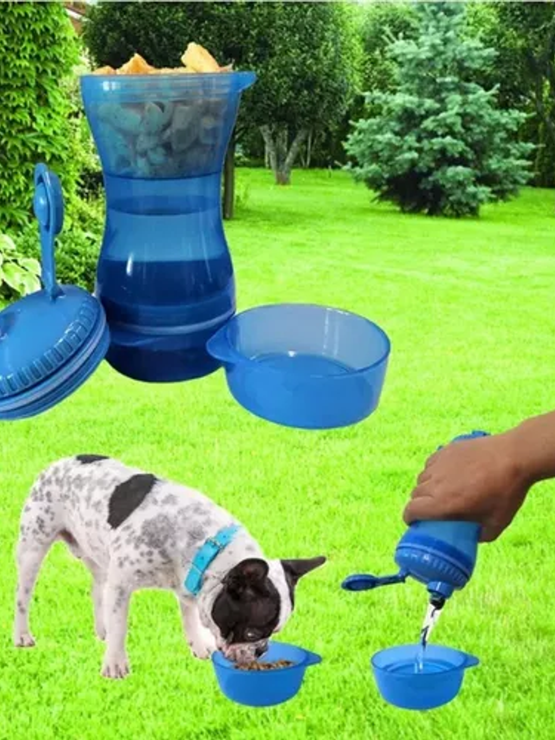 BOTELLA PORTA AGUA Y COMIDA PARA TU MASCOTA 3