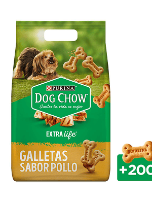 GALLETAS DOG CHOW PERROS ADULTOS MINIS Y PEQUEÑOS POLLO 2KG
