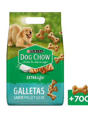 GALLETAS DOG CHOW CACHORROS TODOS LOS TAMAÑOS POLLO/LECHE 2 KG