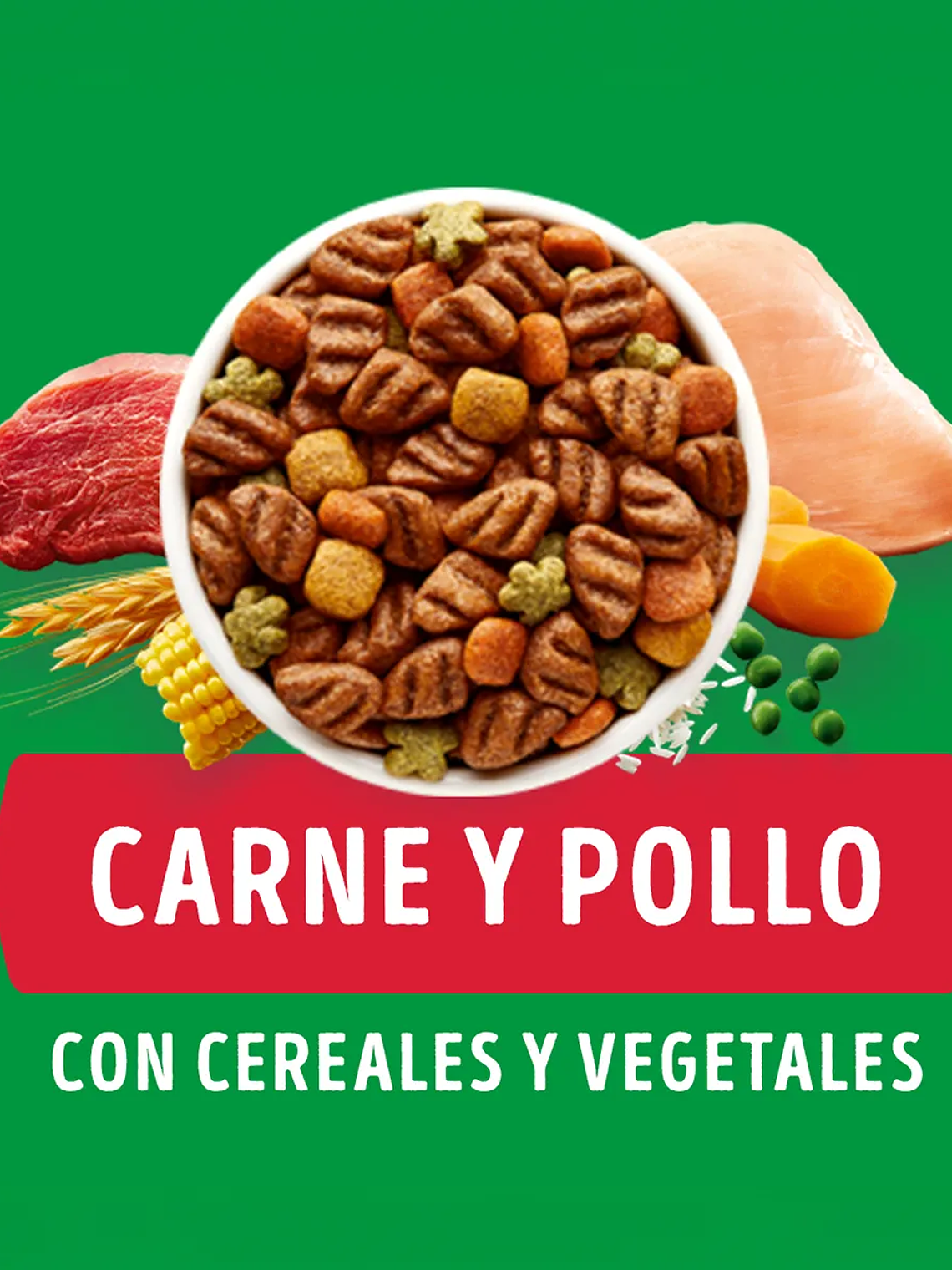 DOG CHOW EXTRALIFE ADULTO MEDIANOS Y GRANDES CARNE/POLLO 24 KG 2