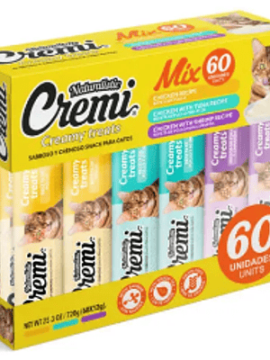 SNACK CREMI BOX CHICKEN FOOD MIX, 60 SACHET