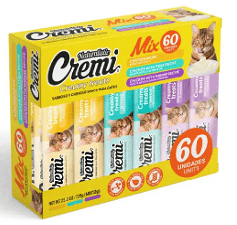 SNACK CREMI BOX CHICKEN FOOD MIX, 60 SACHET