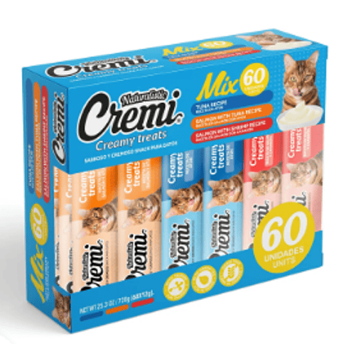 SNACK CREMI BOX SEA FOOD MIX, 60 SACHET